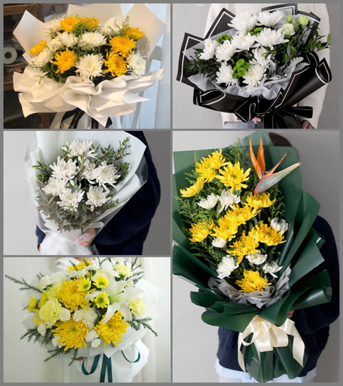 福建漳州平和县芦溪镇东槐村白事花束代送